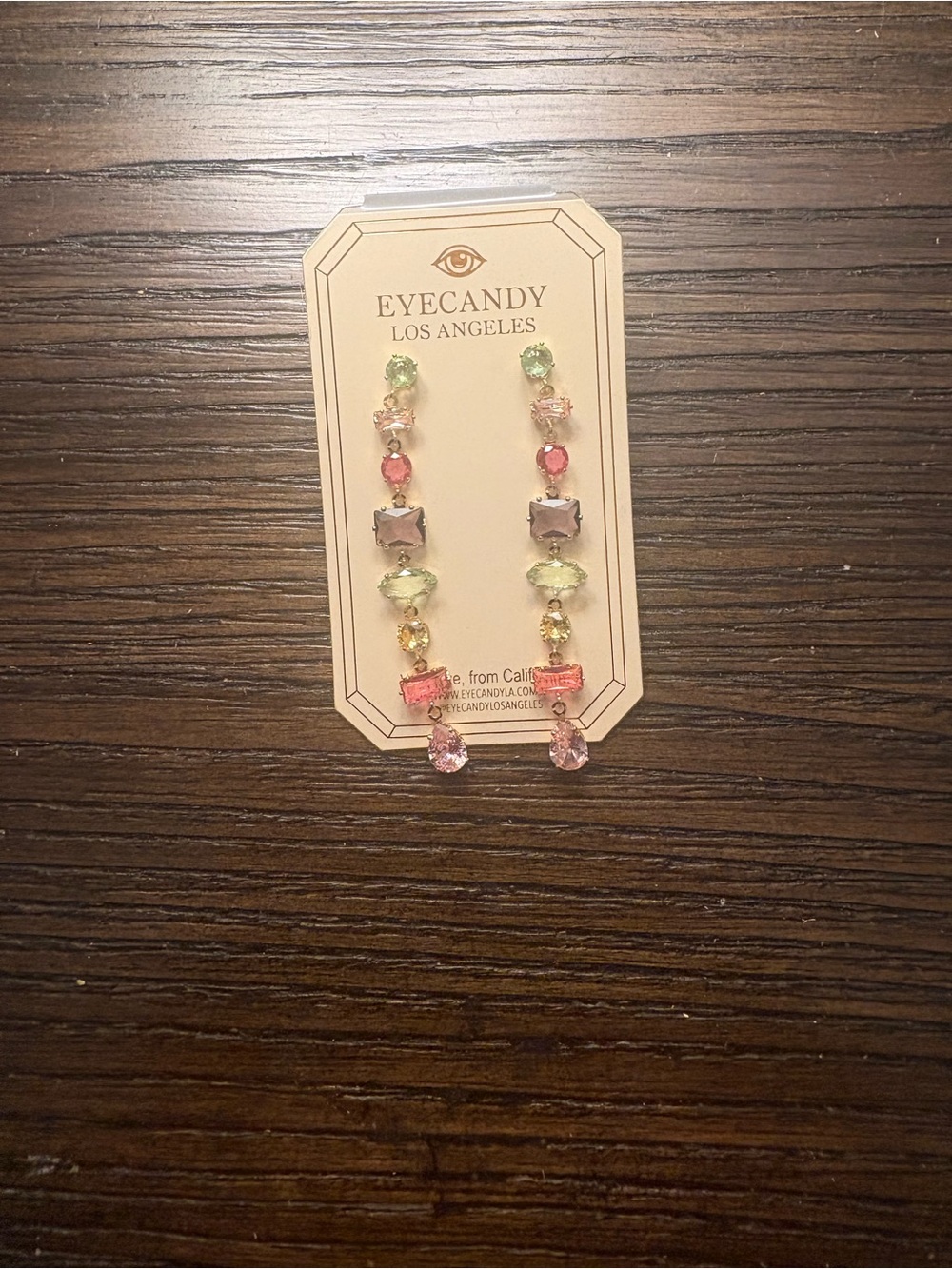 NEW Eye Candy Pastel Drop Earrings